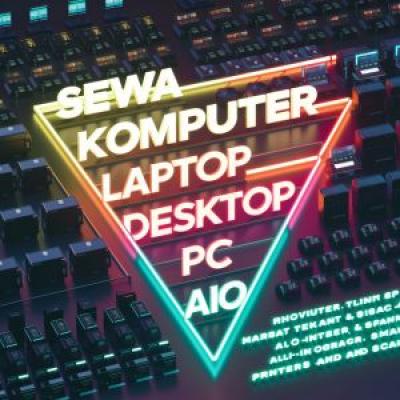 Cara kerja Sewa Beli komputer, sewa 15 bulan dengan biaya bulanan dan opsi kepemilikan perangkat di akhir masa sewa.